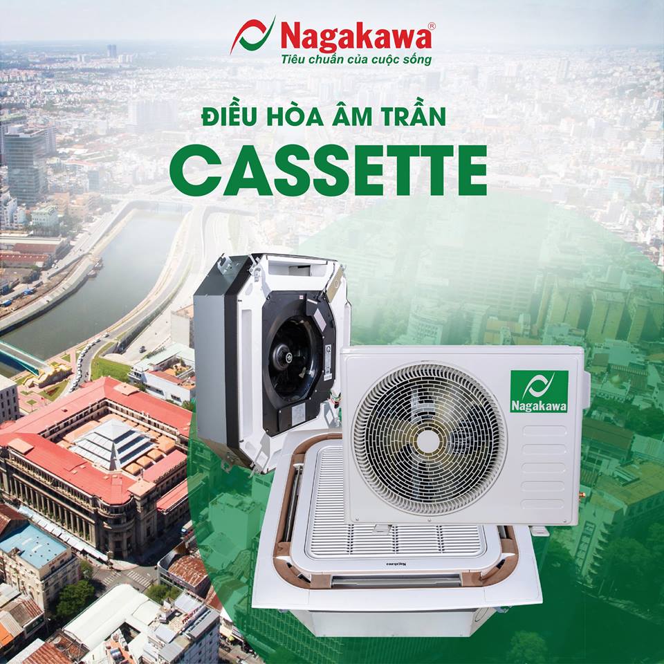 Máy lạnh âm trần NAGAKAWA cassette hàng mới 100% phân phối giá gốc May-lanh-am-tran-NAGAKAWA-5