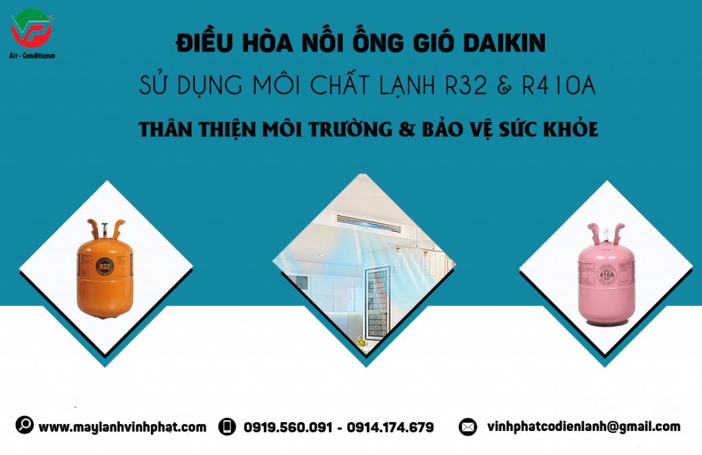 Điều hòa ống gió DAIKIN sử dụng Gas R32 & R410a thân thiện môi trường May-lanh-giau-tran-noi-ong-gio-DAIKIN-24-1024x663