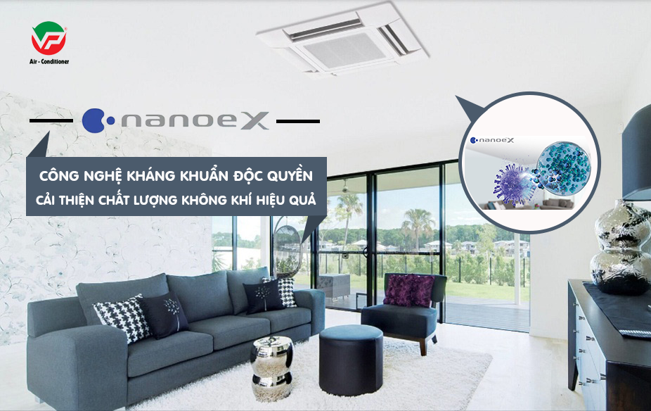 Công nghệ kháng khuẩn độc quyền Nanoe™ X của Máy lạnh âm trần PANASONIC May-lanh-am-tran-panasonic-27-1