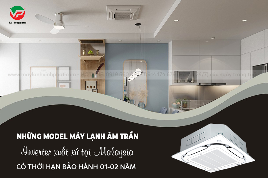 Những thương hiệu Máy lạnh âm trần có Inverter xuất xứ MALAYSIA May-lanh-am-tran-225-1